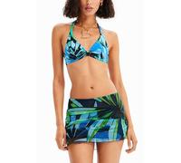 Desigual Women's Swim_bukit 5000 Bikini Set, Blue, L