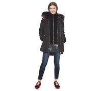 Desigual Women's Black Maca Padded Coat Jacket 36 UK 8