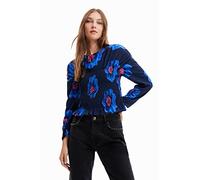 Desigual Women's Blus_Martina 5001 Marine Blouse, Blue, XL