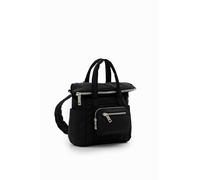 Desigual Women's Bols_Basic Modular Voyage Accessories Nylon Across Body Bag, Black, One Size