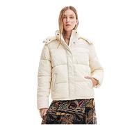 Desigual Women's Calgary Woman Woven Padded Short Overcoat
