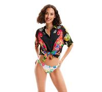 Desigual Women's Cam_Dubai Blouse, Black, X-Small