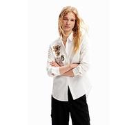Desigual Women's Cam_Venecia Blouse, White, M