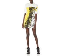 Desigual Women's Vest_Wild Tiger 1001 Raw Casual Dress, White, XS