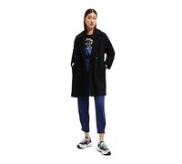 Desigual Women's Chaq_London 2000 Black Overcoat, M