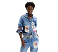 Desigual Women's CHAQ_WALTER WOMAN DENIM TRUCKER JACKET, Blue,