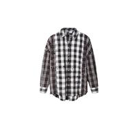 Desigual WoMens Checked Shirt - Black/White Cotton - Size Medium