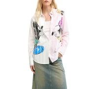 Desigual Women's Collection Long Sleeve Shirt, White, L