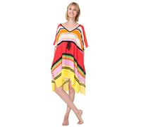Desigual Women's Elvi Striped Kaftan Dress M UK 12 Multicoloured