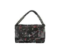 Desigual Women's Floral Leather Handbag - Black - Black - One Size
