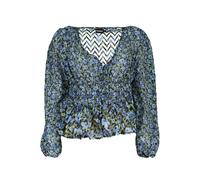Desigual Women's Floral Print Blouse - Blue - M - Blue