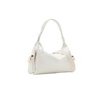 Desigual Women's Half Logo 24 Ne Accessories PU Shoulder Bag, White, One Size