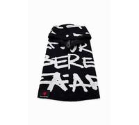 Desigual Women's HAT_Lettering 2000 Black Winter Accessory Set, U