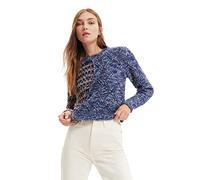 Desigual Women's JERS_clío 5001 Marine Jumper Sweater, Blue, XL