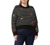 Desigual Women's JERS_Saint Tropez Sweater, Black, XL