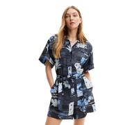 Desigual Women's Jumpsuit_napoles Pants, Blue, XL