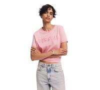 Desigual Women's Knit T-Shirt Short Sleeve Red