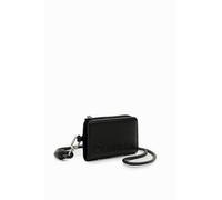 Desigual Women's Mone_Half Logo 24 Emma 2. Bi-Fold Wallet, Black, 24SAYP02