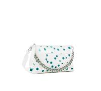 Desigual Women's New Splatter Dortmun Accessories PU Across Body Bag, White, One Size