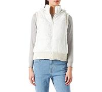 Desigual Women's Padded_New Bern Quilted Jacket, White, S