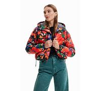 Desigual Women's Padded_Stavanger, 9019 Tutti Fruti Short Overcoat, Material finishes, X-Small