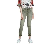 Desigual Women's Pant_oneil Trouser, Green (Verde Militar 4003), 8 UK