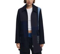 Desigual Womens Patchwork Denim Jacket - Navy Textile - Size Medium