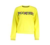 Desigual Womens Power Crew Neck Sweatshirt - Yellow Cotton - Size 2XL