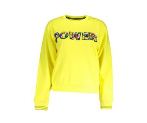 Desigual Women's Power Embellished Sweatshirt - Yellow - XL - Yellow