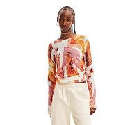 Desigual Women's Pullover_fotina_Pull Sweater, red, M