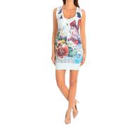 Desigual Canchusi Wrap Women's Dress Blanco 10
