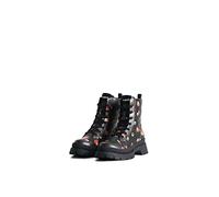 Desigual Women's Shoes_Boot_Flowers Hunting, Black, 6 UK