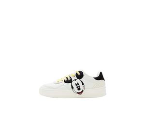Desigual Women's Shoes_Fancy_Mickey Trainers, White, 41 EU, White, 7 UK
