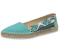 Desigual Women's Shoes_Gabriela 3 Ballet Flats, Turquoise (5024), 3.5 UK