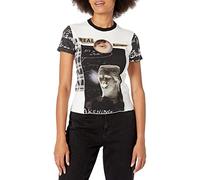 Desigual Women's Short-Sleeved T-Shirt, White, S