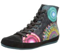 Desigual Womens Sneackers Canela-3 Black High-Tops 38KS119 4 UK, 37 EU, 7.5 US
