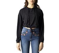 Desigual Women's Sweat_Dance Sweatshirt, Black, XL