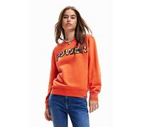 Desigual Women's Sweat_Power 3148 Sweatshirt, red, XX-Large