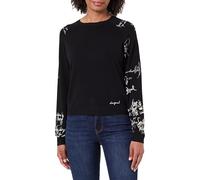 Desigual Women's Sweater Collection, Black, XL