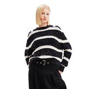 Desigual Women's Sweater_vinalopo, Black, L