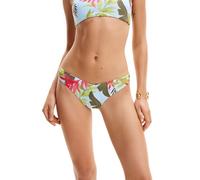 Desigual Women's Swim_Palms_Bottom Bikini, Blue, S