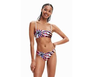 Desigual Women's Swim_Playa Shorts, White, S