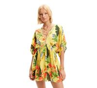Desigual Women's Swim_top Tropical Bikini, Yellow, XL