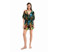 Desigual Tropical Party Flared Beach Kaftan Dress 24SWMW23