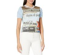 Desigual Women's T-Shirt, Blue, X-Small