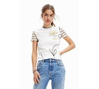 Desigual Women's Ts_roterdam 1001 T-Shirt, White, S