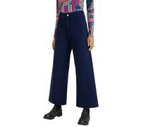 Desigual Women's Template 3 Culottes Navy Blue Pants XS