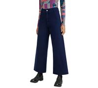 Desigual Women's Template 3 Culottes Navy Blue Pants XS