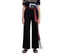 Desigual Womens Terry Trousers Black Smart L