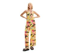 Desigual Women's Tropical Swim_Jumpsuit One Piece Swimsuit, Yellow, S